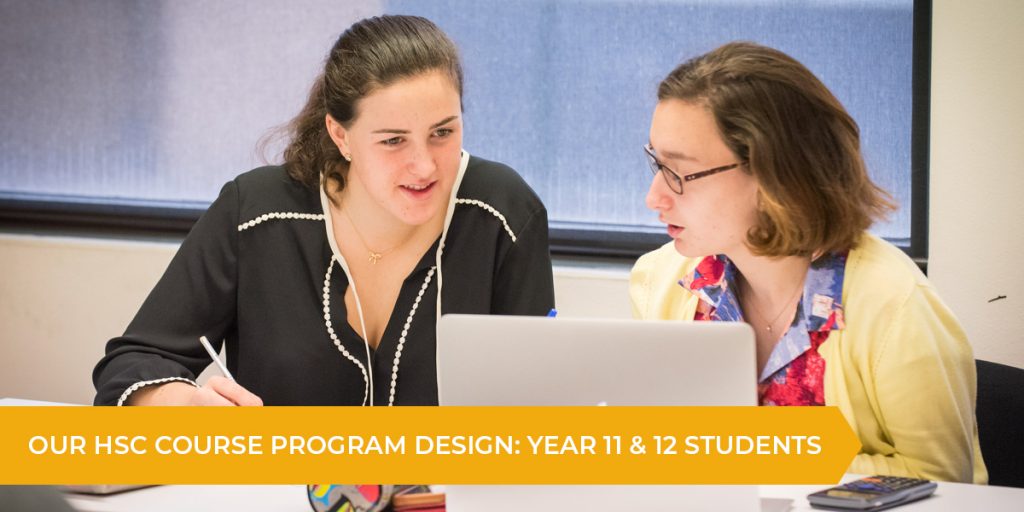 Our HSC Course: Program Design Years 11 & 12