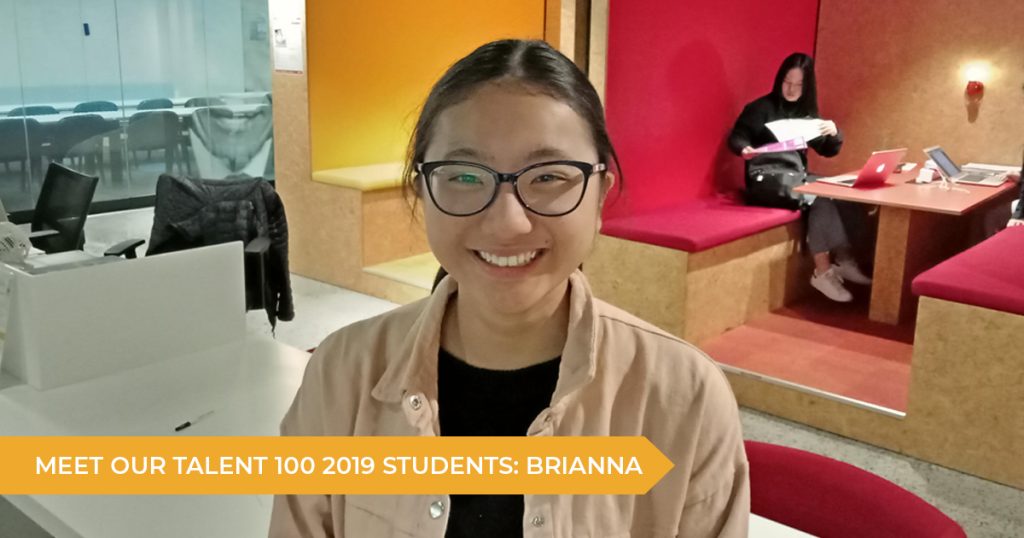 Meet Our Talent 100 Students: Brianna (Year 11)