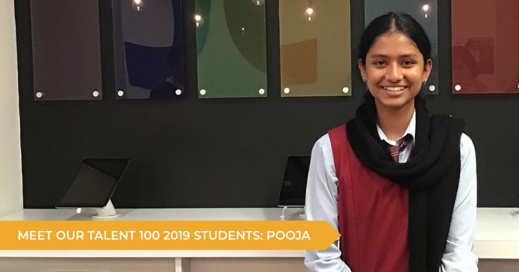 Meet Our Talent 100 Students: Pooja (Year 12)