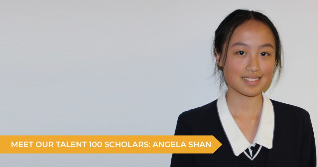 Meet Our Talent 100 Scholarship Students: Angela