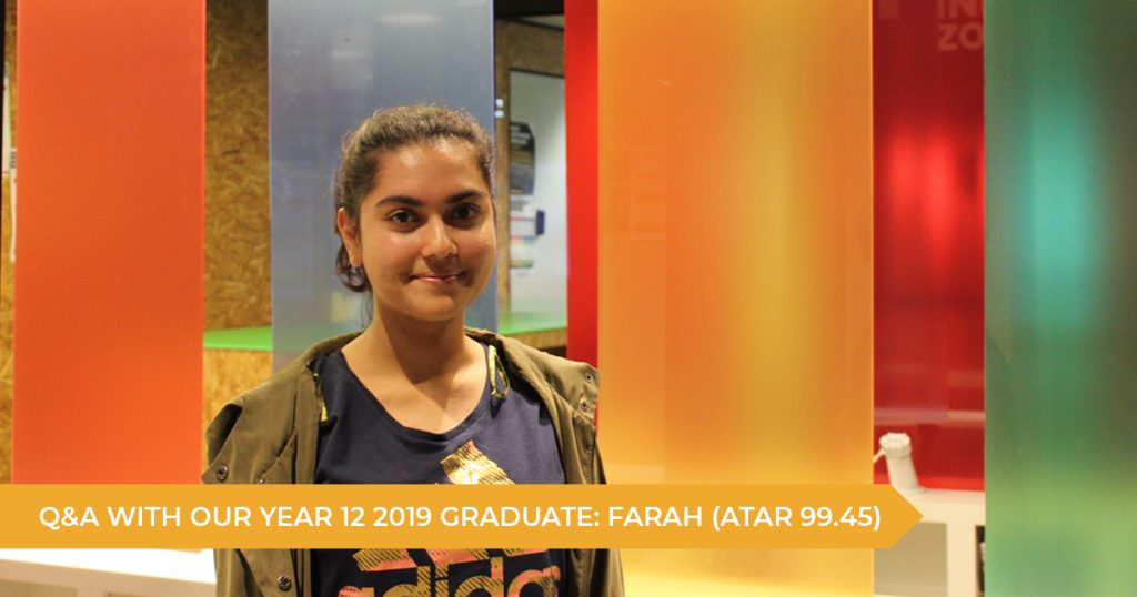 Q&A With A 2019 HSC Student: Farah (ATAR 99.45)