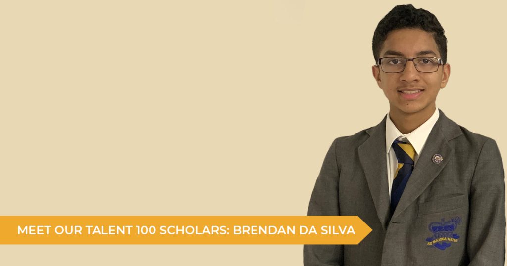 Meet Our Talent 100 Scholarship Students: Brendan