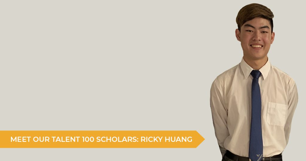 Meet Our Talent 100 Scholarship Students: Ricky