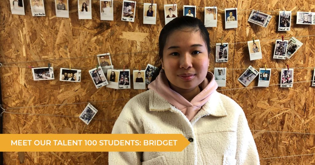 Meet Our Talent 100 Student: Bridget
