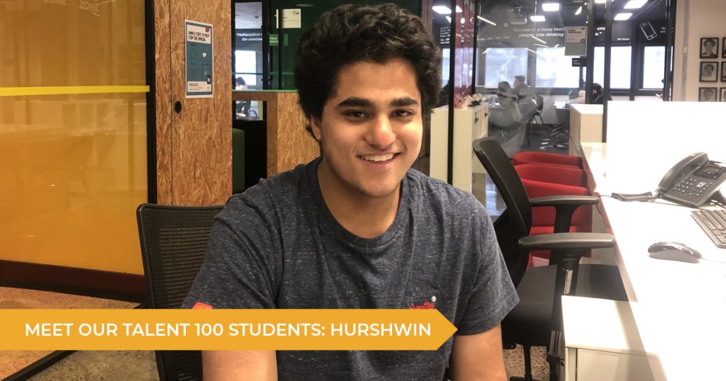Meet Our Talent 100 Student: Hurshwin | Talent 100 Education